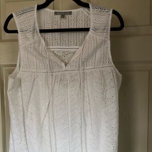 Eyelet Lace sleeveless top